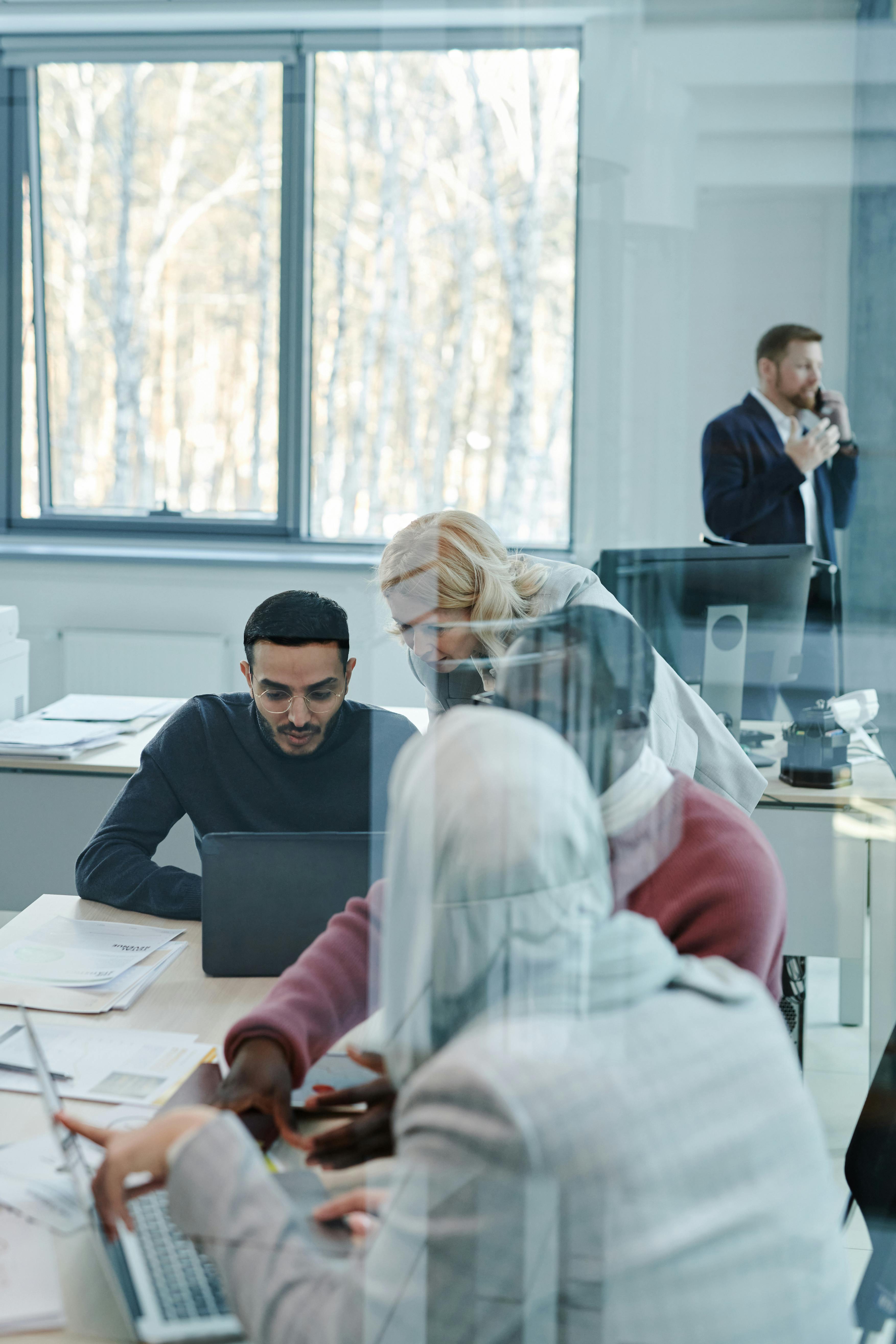 Investor reviewing financing options